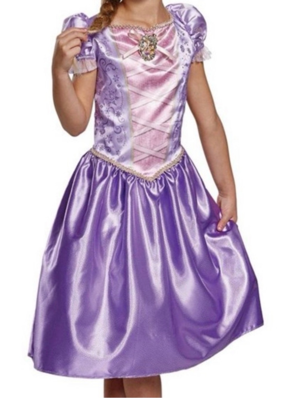 Disney Rapunzel Princess Dress Tiara & Wand Set. EUC. - Picture 4 of 11
